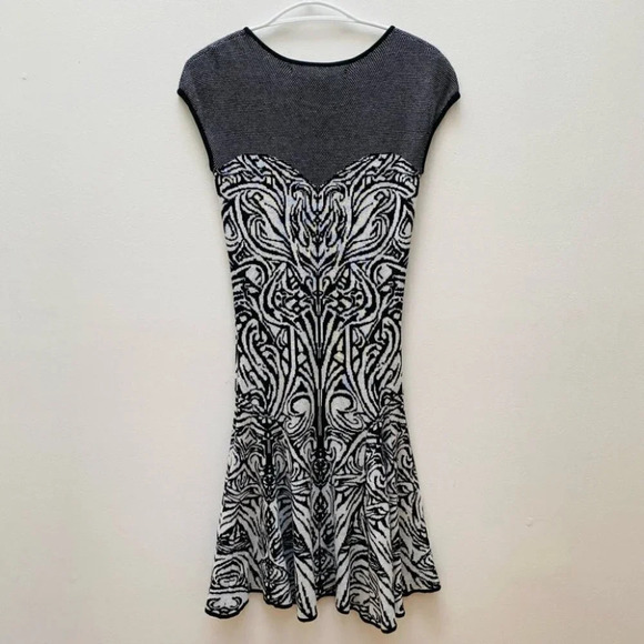 Max Studio - Dropped Waist Knit Sweater Dress - Picture 5 of 6